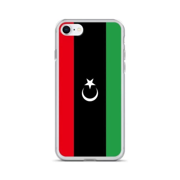 Coque iPhone - Libyen - iPhone 6 S - Fleksibel - Multifarvet - Design Flag Flerfärgad