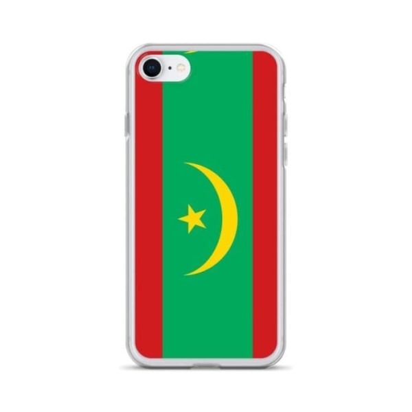 Officiellt Mauretaniens flagga iPhone 8 skal