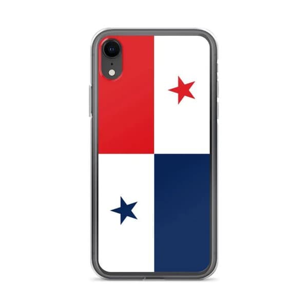 iPhone-fodral - PIXELFORMA - iPhone XR - Panama-flagg - Flexibelt silikon - Heltäckande skydd Panamas flagga
