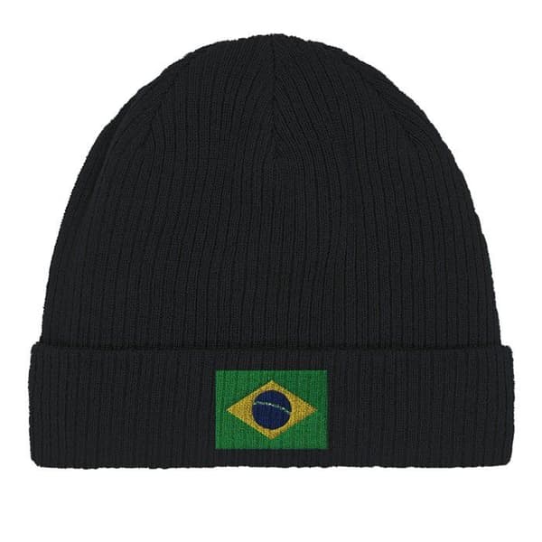 Brasil-lippuhuppu musta Svart