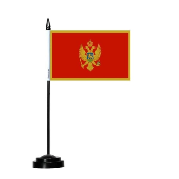 Montenegro Bordflag 14x21cm