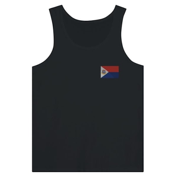 Tank Top -lippu Saint-Martin-kirjonta mustana Svart jag