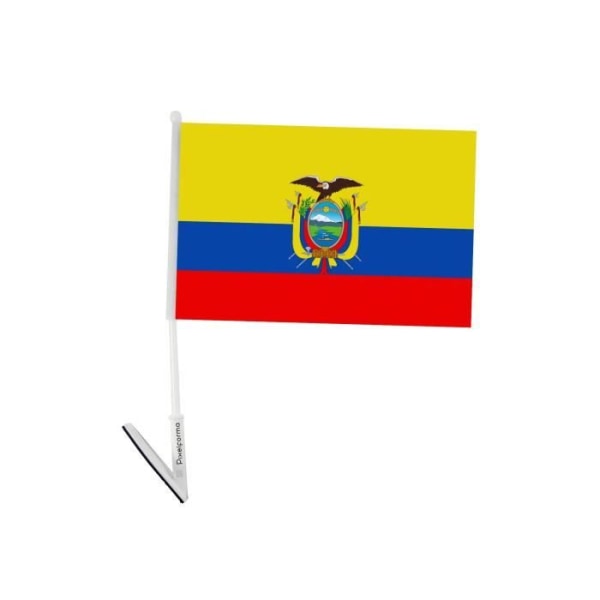 Selvklæbende flag Ecuador 5 stykker 14x21cm