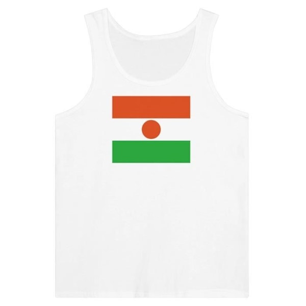 Niger Flag Linne i Vit Vit S