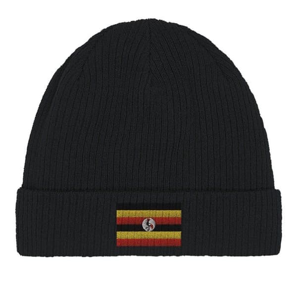 Kepskydd Uganda i svart Svart