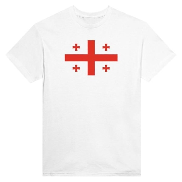 Vit Georgia Flag T-shirt Vit XXL