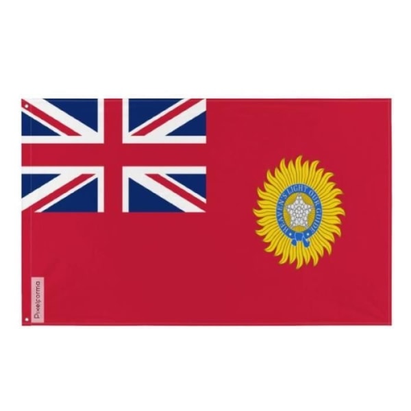 Halvofficiell flagga använde för att representera det indiska imperiet 64x96cm i polyester