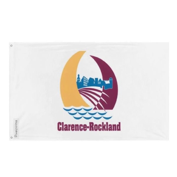 Clarence-Rockland flagga 160x240cm i polyester