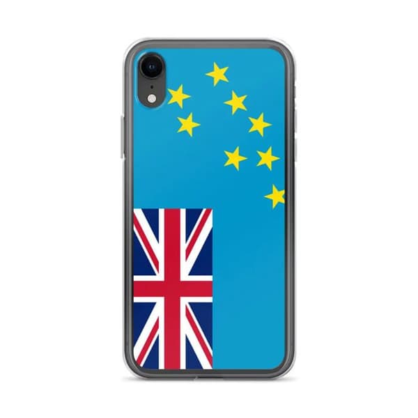 Tuvalu-lippu puhelinpidike - iPhone XR Flerfärgad