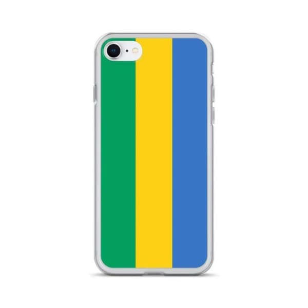 Coque til iPhone - PIXELFORMA - iPhone 6 - Gabon Flag - Grøn, Gul - Letvægtsdesign Grön gul