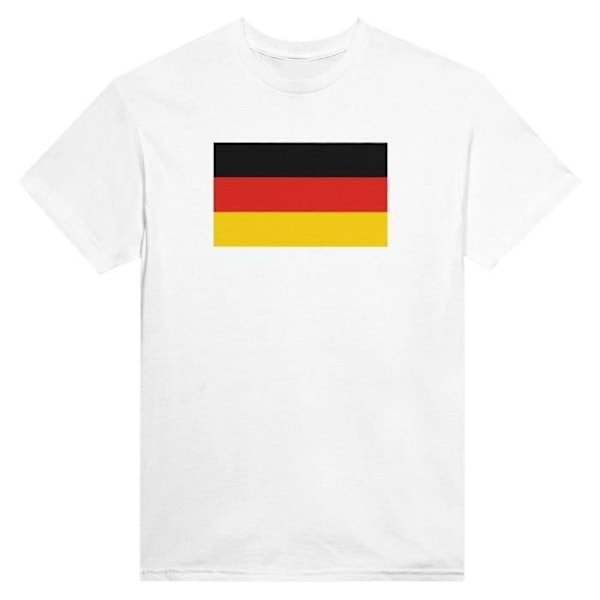 Hvid Tyskland Flag T-shirt Vit XL