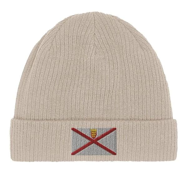 Hatt Flagga Jersey i Beige Beige