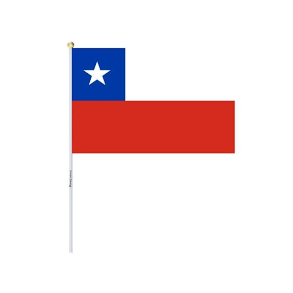 Mini Flag of Chile 30x45cm i polyester