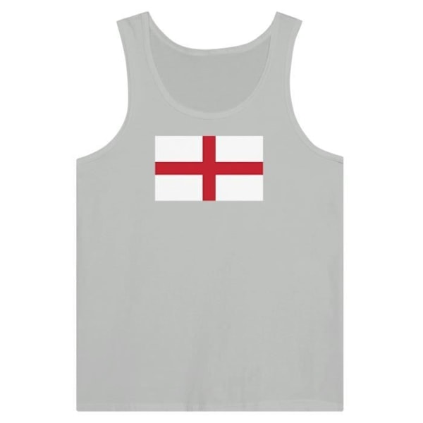 England Flag Tank Top i Grå Grå jag