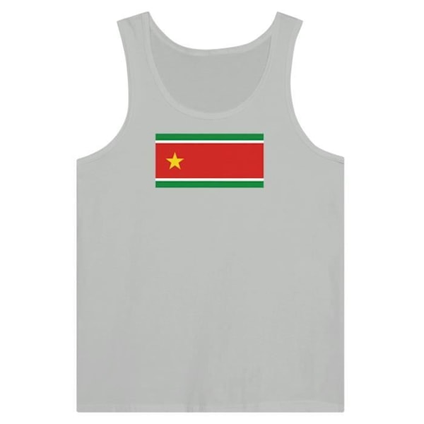 Guadeloupe Flag Tank Top i Grå Grå jag