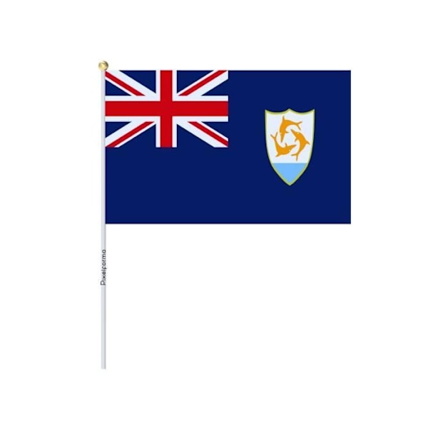 Partier Mini Flag of Anguilla i 30x45cm i 50 stykker