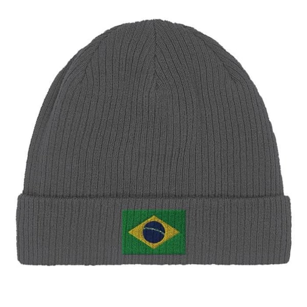 Bomullshatt Flagga av BrazilGrey