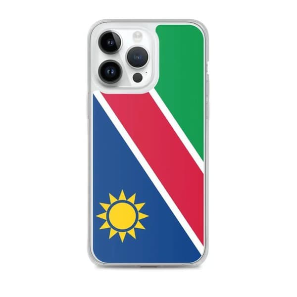 Coque Telefon Flag Namibia - iPhone 14 Pro Max Flerfärgad