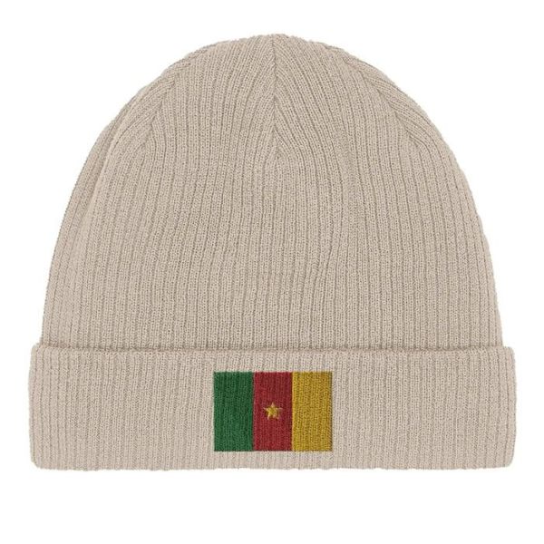 Bonnet Flag Cameroon i Beige Beige