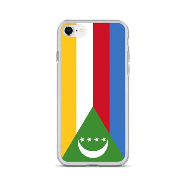 Coque iPhone - Flag Comorer - iPhone 6S Plus - Blød - Multifarvet - Vertikal Flerfärgad