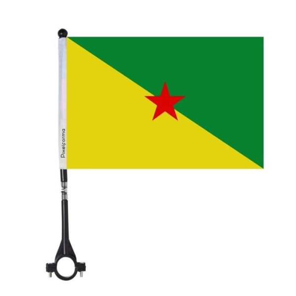 Guyana Cykelflag Polyester 5 Stykker 14x21cm