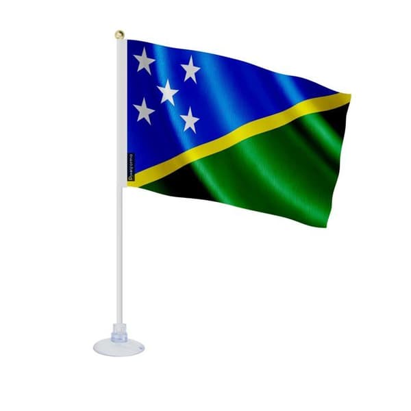 Drapeau Ventouse - Salomon - Mini Drapeau - 20 x 30 cm - Polyester - Multikolor Flerfärgad