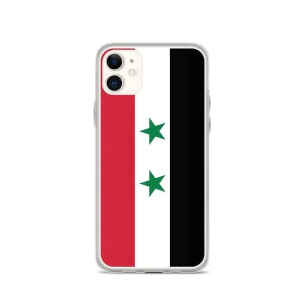 Coque Telefon Flag Syrien - iPhone 11 Flerfärgad