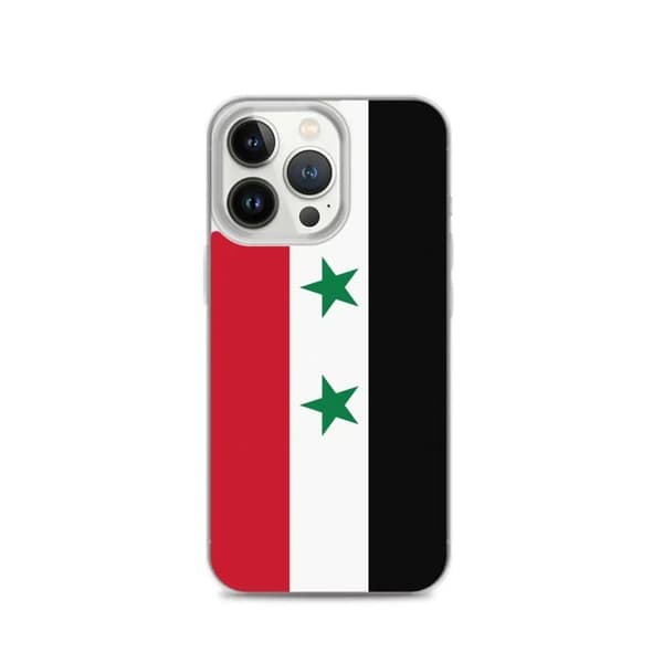 Syrisk Flag Coque til iPhone 13 Pro Flerfärgad