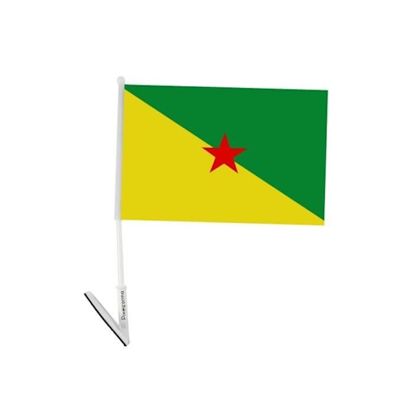 Selvklæbende flag af Guyana 1 stk 14x21cm