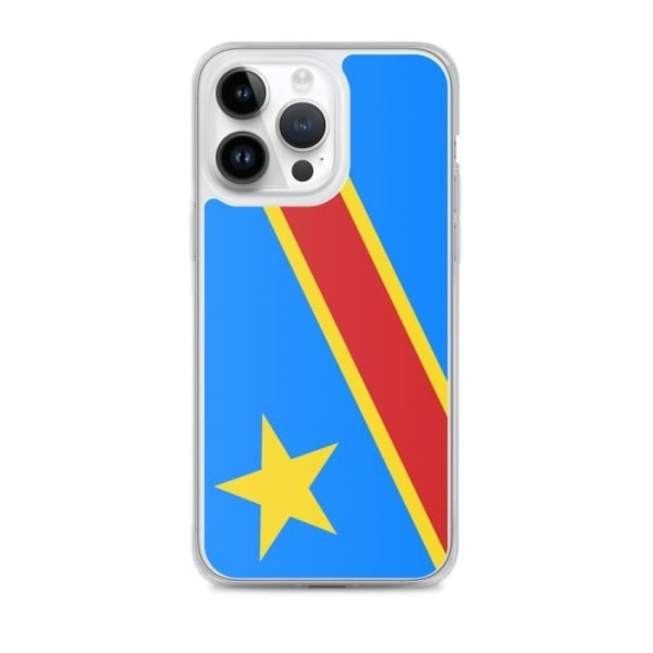 iPhone etui Flag fra Den Demokratiske Republik Congo iPhone 14 Pro Max