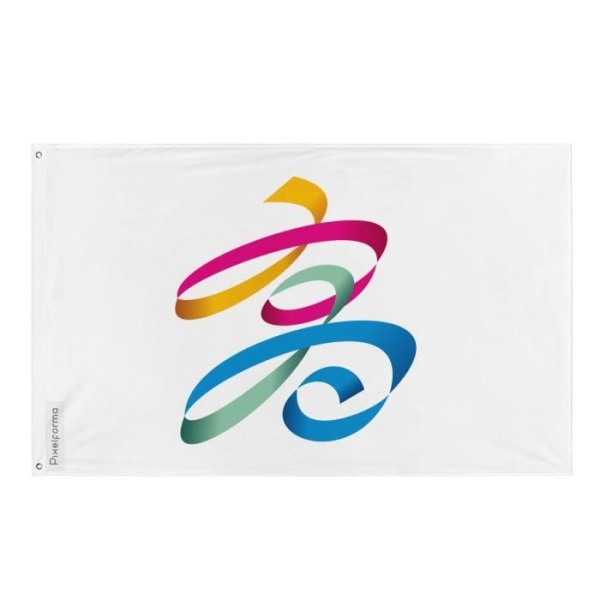 Kaohsiung signaturflagga 90x150cm i polyester