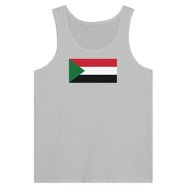 Sudan Flag Tank Top i grått Grå M