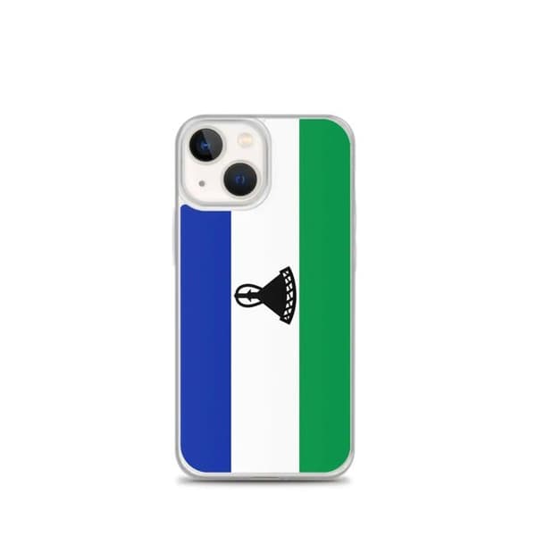 Coque iPhone - Lesotho - Flag - Fleksibel - Multifarvet - Kompatibel med iPhone 13 mini Flerfärgad