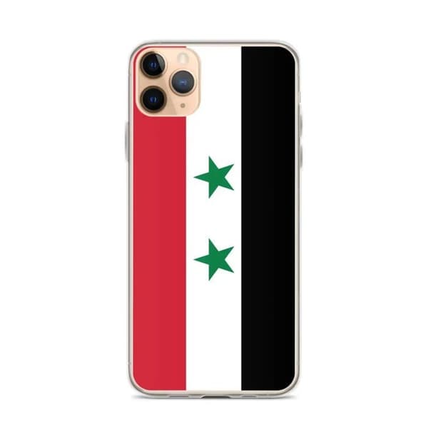 Coque Telefon Flag Syrien - iPhone 11 Pro Max Flerfärgad