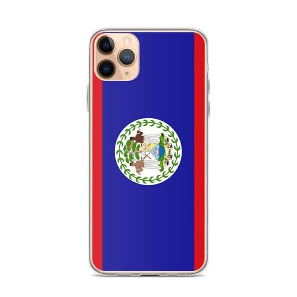Telefon Cover Flag Belize - iPhone 11 Pro Max Flerfärgad