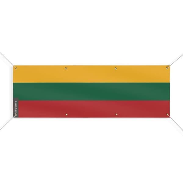 Liettuan lippulippu 8 silmukkaa 200x600 cm
