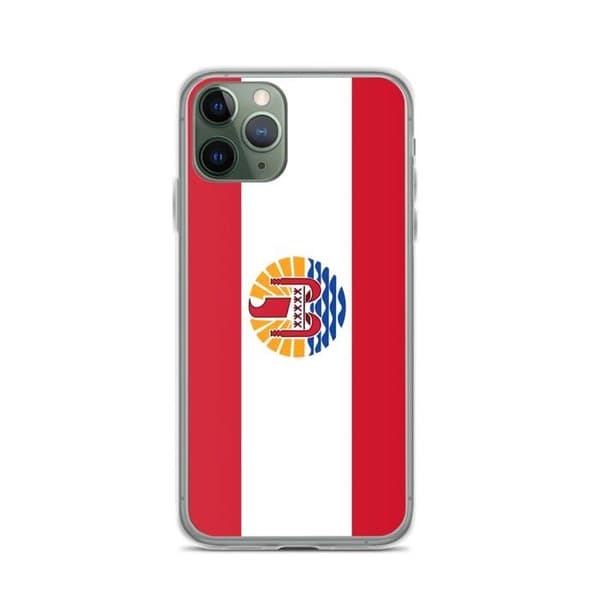 Coque Telefon Flag Polynesien - iPhone 11 Pro Flerfärgad