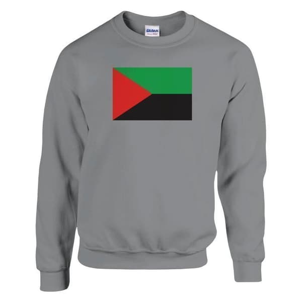 Sweatshirt - PIXELFORMA - Martinique Flag - Grå - Lange ærmer - Unisex Grå S