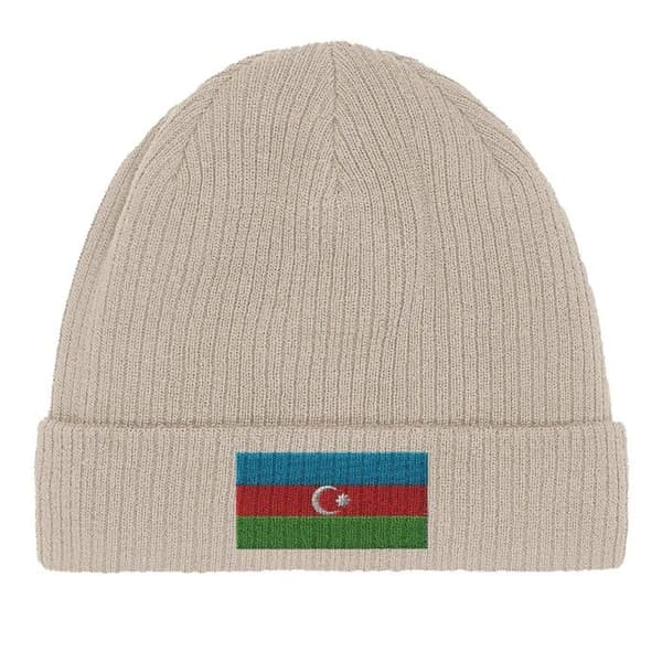 Azerbaidžano vėliavos skrybėlė smėlinė Beige