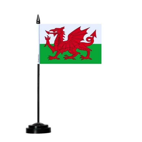 Wales Bordflag 14x21cm