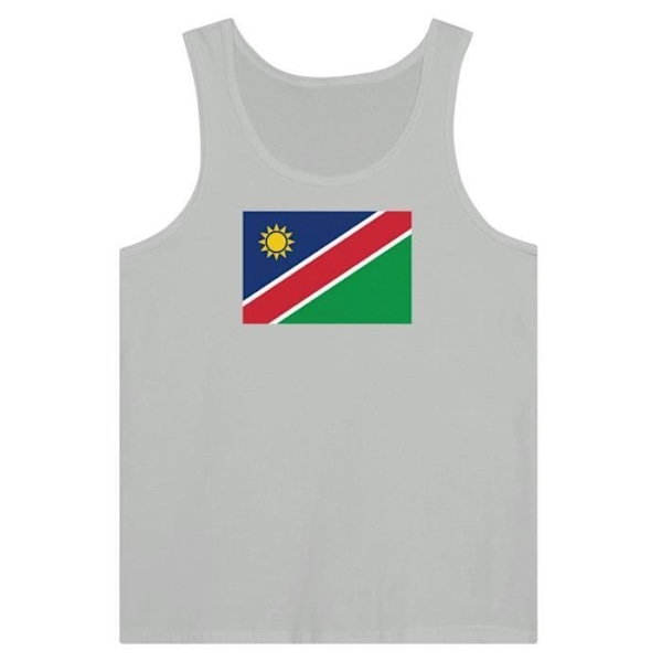 Namibia Flag Tank Top i grått Grå M