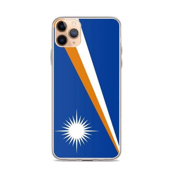 Marshallsaarten lippu puhelinteline - iPhone 11 Pro Max Flerfärgad