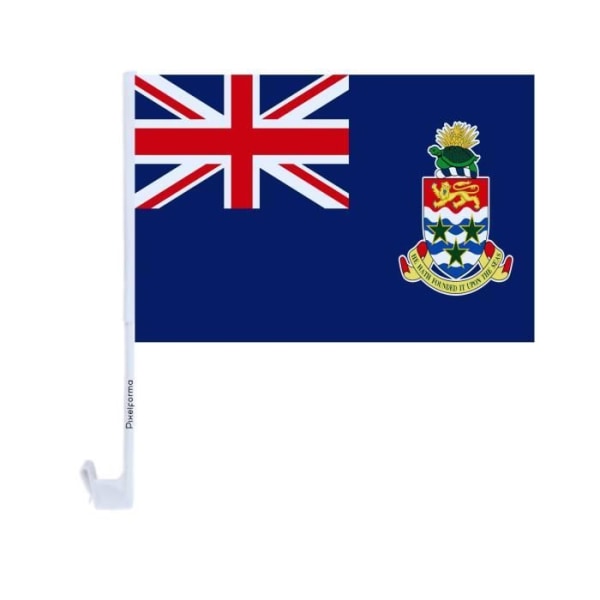 Cayman Islands bilflagga i polyester 14x21cm 10 st