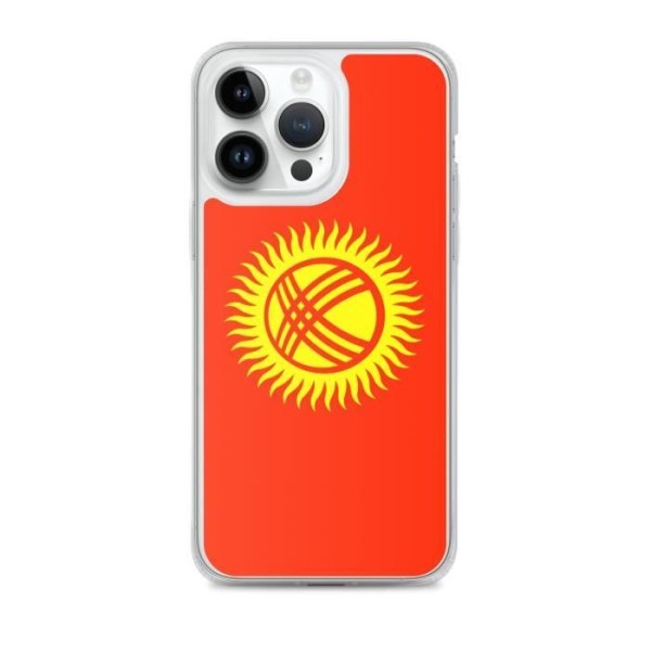 Kyrgyzstan flag iPhone 14 Pro Max cover