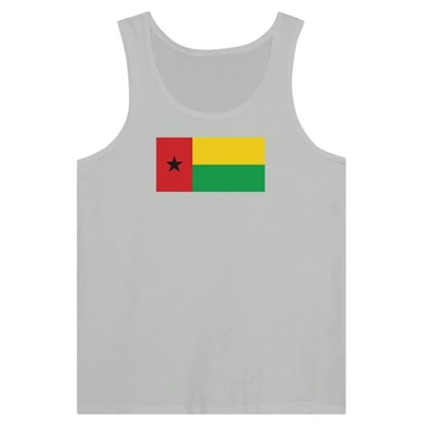 Guinea-Bissau Flag Tank Top i Grå Grå XXL