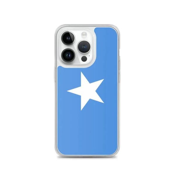 iPhone case - iPhone 14 Pro - Somalia flag - Blød - Multifarvet - Vertikal Flerfärgad