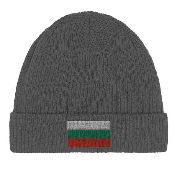 Hætte Flag Bulgarien i Grå Grå