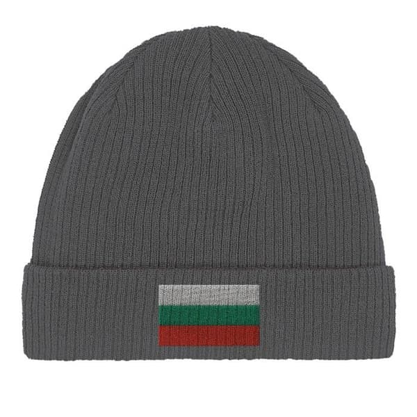 Kypärän lippu Bulgaria harmaana Grå