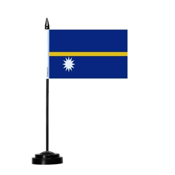 Nauru Bordflag 14x21cm i polyester