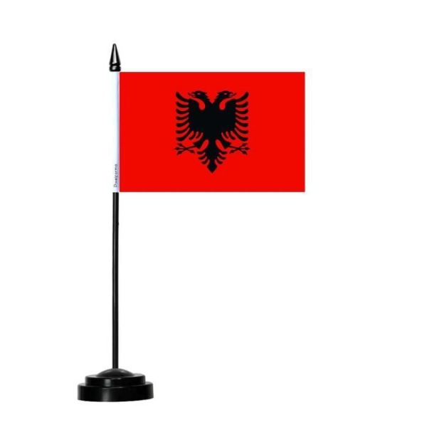 Albanian pöytälippu 14x21cm polyesteriä